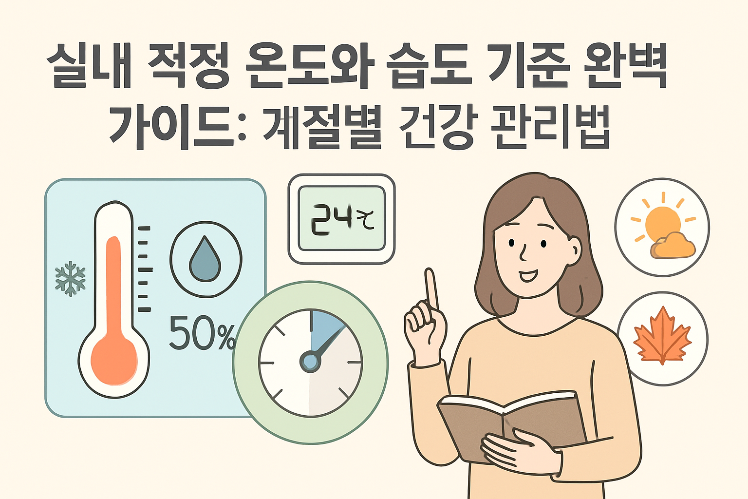 실내 적정 온도와 습도 기준 완벽 가이드: 계절별 건강 관리법