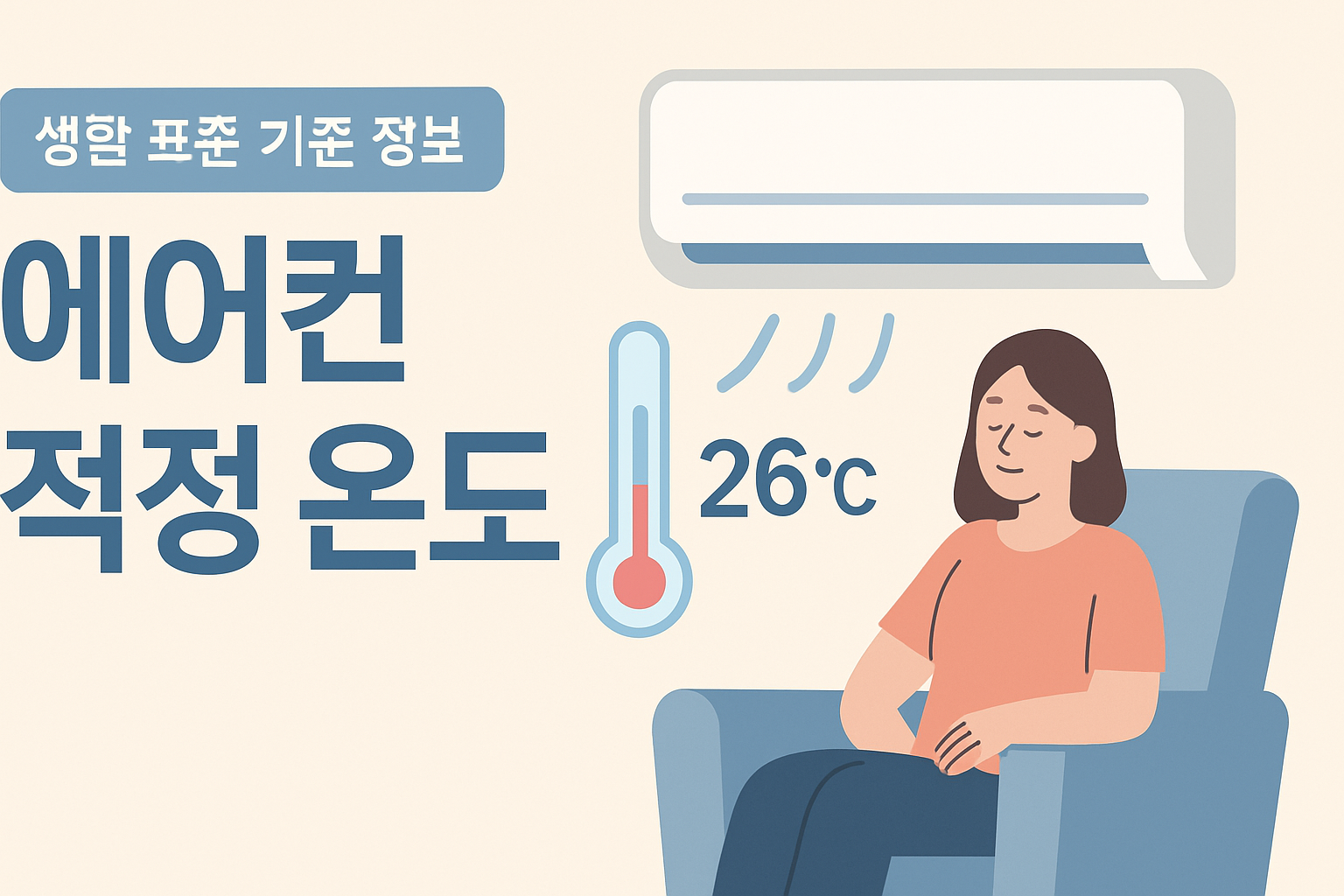 에어컨 26도 vs 24도, 냉방비 차이가 이렇게 큽니다 (적정 온도의 진실)**
