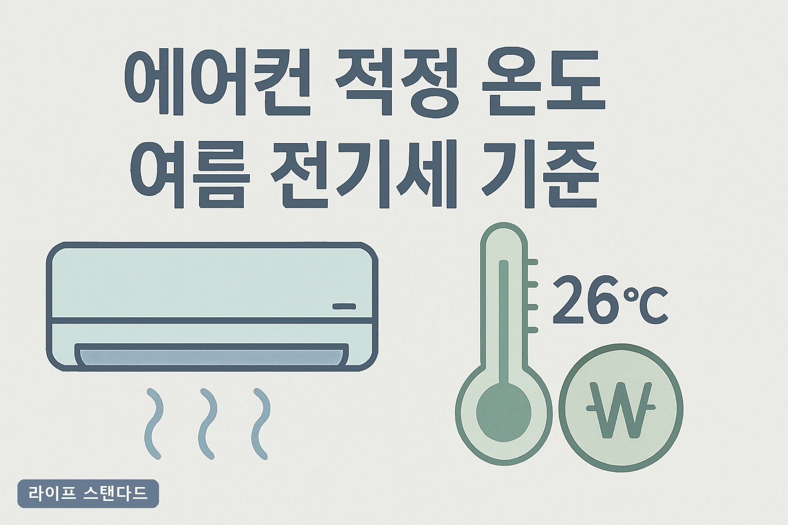 여름 내내 에어컨 켜도 전기세 폭탄 안 맞는 온도, 이 기준 하나면 됩니다**