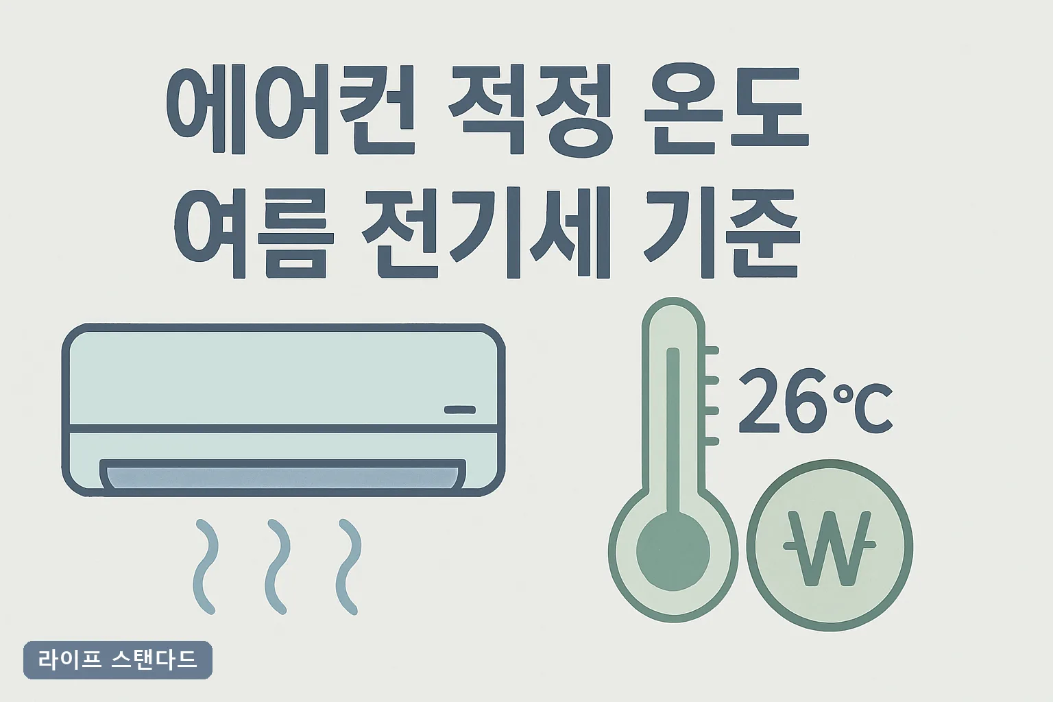 여름 내내 에어컨 켜도 전기세 폭탄 안 맞는 온도, 이 기준 하나면 됩니다**